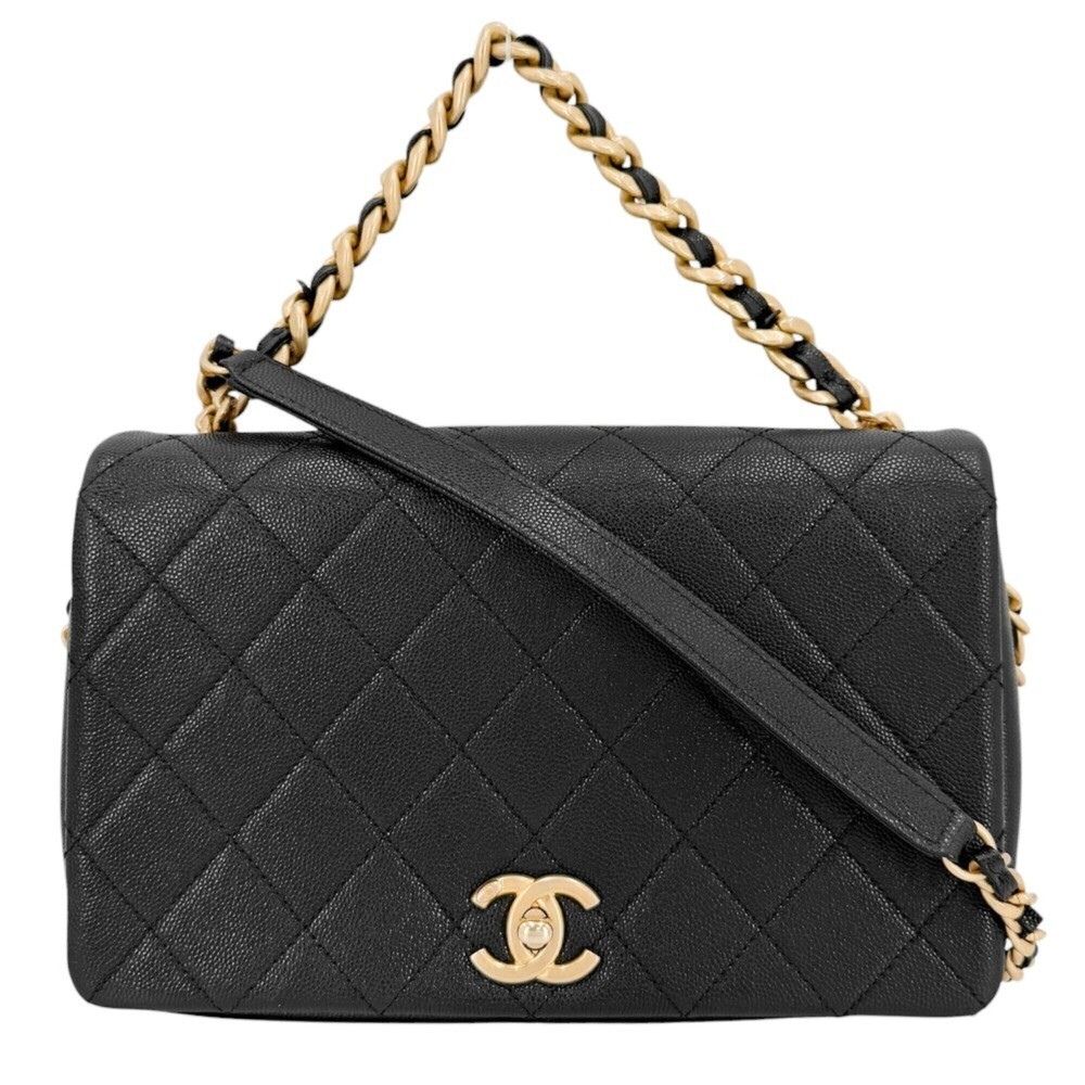 Chanel Women's Matelassé Coco Mark Handbag Shoulder Bag Crossbody Chain CHANE...